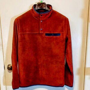 32 Degree Heat 1/4 Snap up Collar Pullover. Black Trim long Sleeve SZM Classic